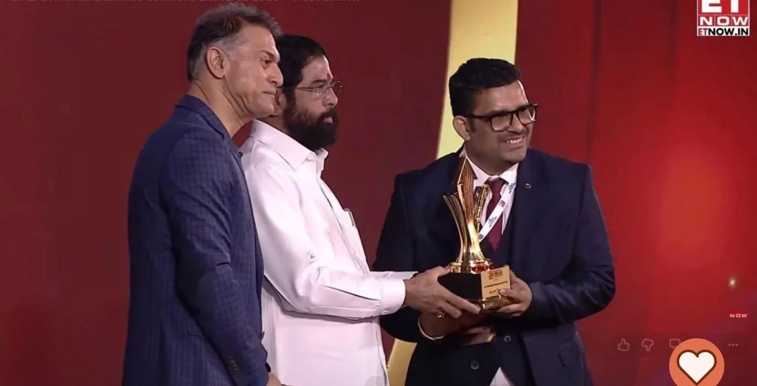 Anvesh Tiwari Wins AI & Deep-Tech Entrepreneur of the Year at the ET Now Business Conclave & Awards 2026